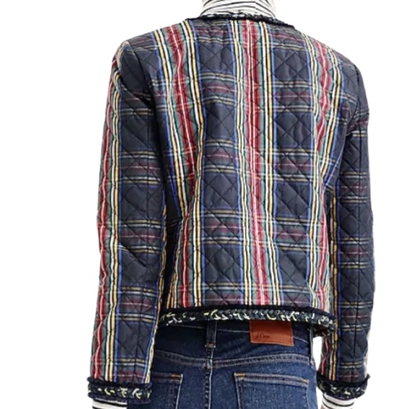 J. Crew Quilted Lady Jacket in Stewart Plaid - Picture 3 of 7